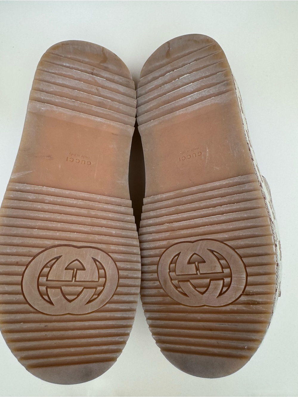 Gucci GG Supreme Platform Sandals EU 40 Canvas Slides - Picture 13 of 15